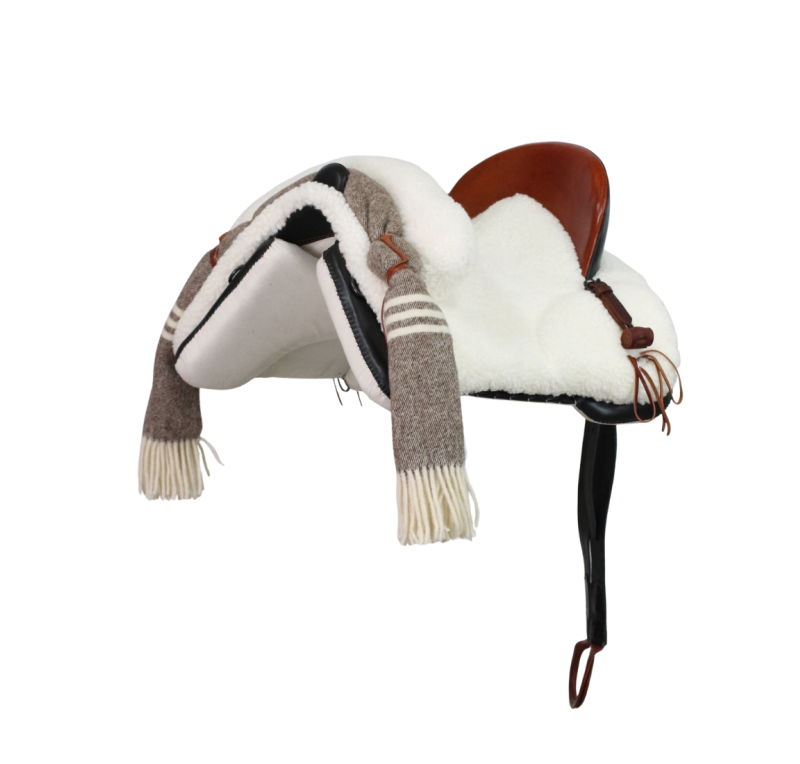 Silla vaquera mixta de fibra modelo Laura | Varios colores