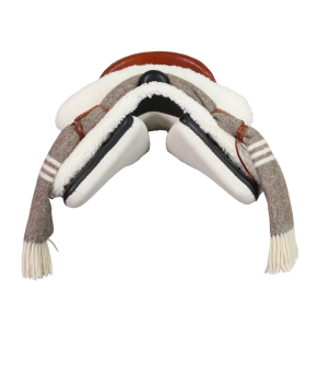 Silla vaquera mixta de fibra modelo Laura | Varios colores