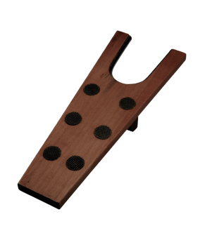 Sacabotas de madera con inserciones de goma