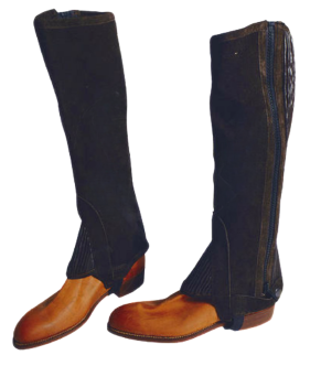 Polaina Serraje Felpa Con Fuelle Elástico