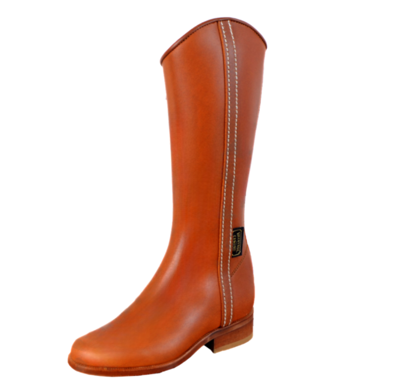 Bota cadete cremallera interior | Modelo 149 | Natural