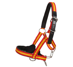 Cabezada cuadra nylon extra "Los Nietos Dressage" | Varios colores