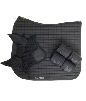 Juego de mantilla, orejeras y vendas