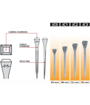 Clavo herrar mondial JC1 | 48 mm | 100 unidades