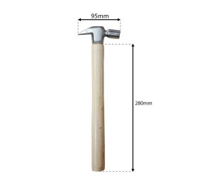 Martillo de herrador con base redonda