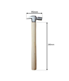 Martillo de herrador con base redonda