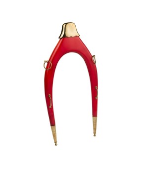 Enganche doble calesero cuero