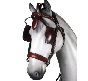 Enganche doble collarón super diplomático cuero