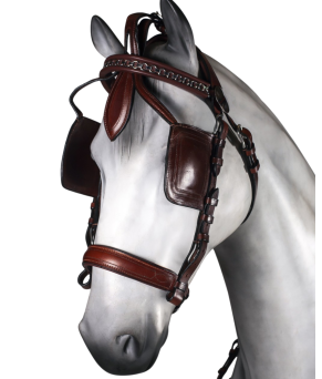 Enganche doble collarón super diplomático cuero