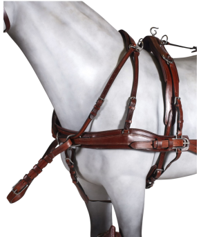 Enganche doble collarón super diplomático cuero