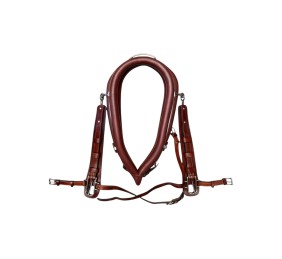 Enganche doble collarón super diplomático cuero