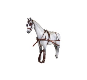 Enganche doble collarón super diplomático cuero