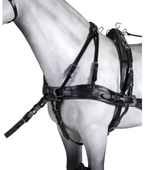 Enganche doble collarón super diplomático cuero