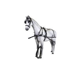 Enganche doble pecherín anatómico cuero