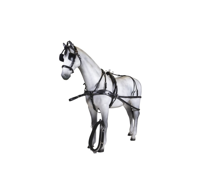 Enganche doble pecherín anatómico cuero