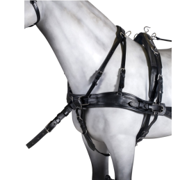 Enganche doble pecherín anatómico cuero