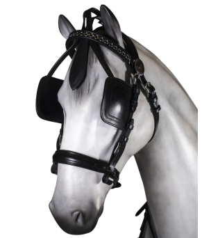 Enganche doble pecherín anatómico cuero