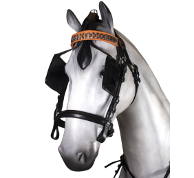 Enganche doble pecherín | Cuero y nylon