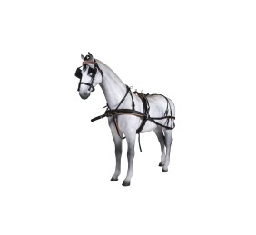 Enganche doble pecherín | Cuero y nylon