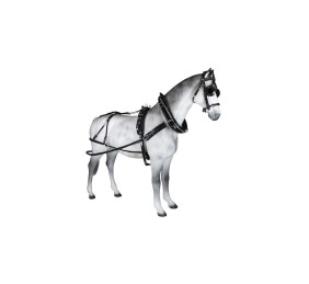 Enganche sencillo collarón inglés charol