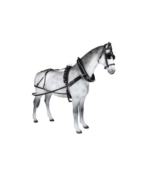 Enganche sencillo collarón inglés charol