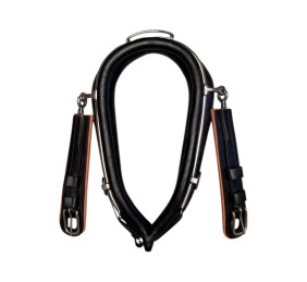 Enganche sencillo collarón inglés | Cuero y Nylon