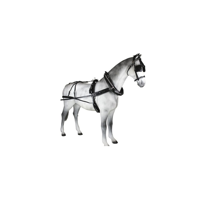 Enganche sencillo collarón inglés diplomático cuero