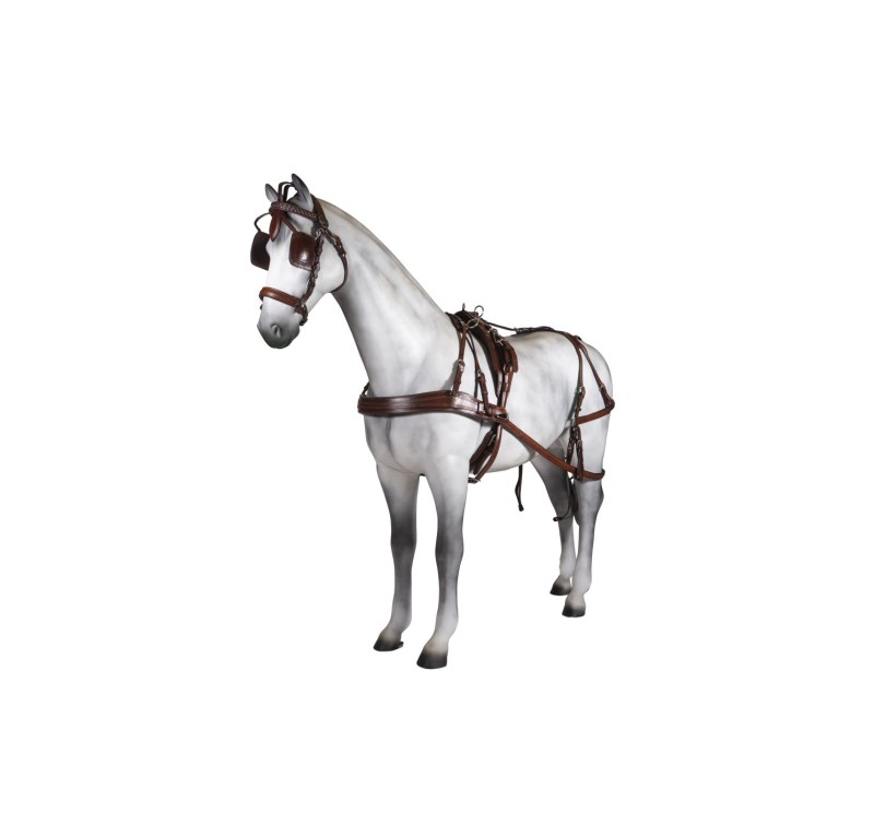 Enganche sencillo collarón super diplomático cuero