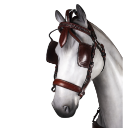 Enganche sencillo pecherín anatómico cuero