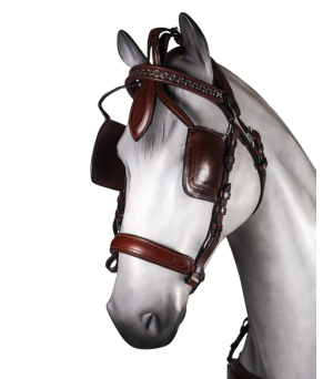 Enganche sencillo pecherín anatómico cuero