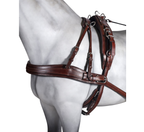 Enganche sencillo pecherín anatómico cuero