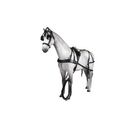 Enganche sencillo pecherín anatómico cuero