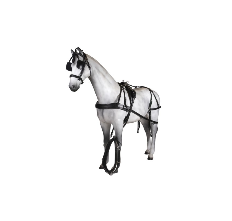 Enganche sencillo pecherín anatómico cuero