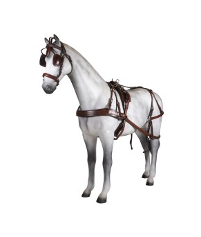 Enganche sencillo pecherín anatómico cuero