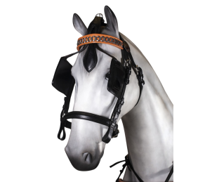 Enganche sencillo pecherín | Cuero y nylon