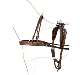 Enganche sencillo de cuero y nylon | Poni