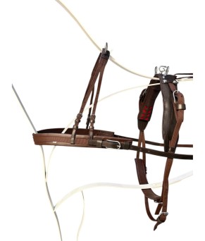 Enganche sencillo de cuero y nylon | Poni