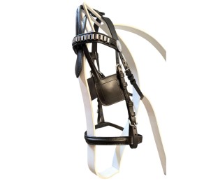 Enganche sencillo de cuero y nylon | Poni