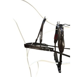 Enganche sencillo de cuero y nylon | Poni