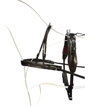 Enganche sencillo de cuero y nylon | Poni