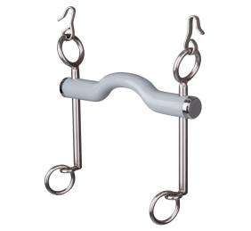 Bocado doma largo con barras curvada para lengua b