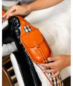 Alforja de perilla 'Los Nietos' | Personalización pergamino