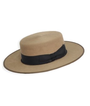 Sombrero cañero premium 250 gr | Pelo de conejo | Manila