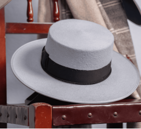 Sombrero cañero premium 250 gr | Pelo de conejo | Manila