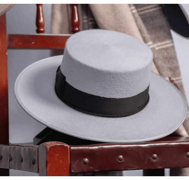 Sombrero cañero premium 250 gr | Pelo de conejo | Manila