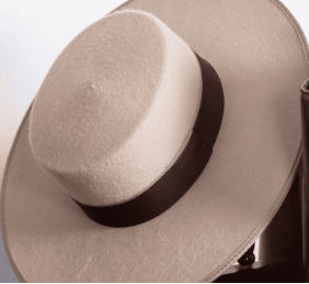 Sombrero cañero premium 250 gr | Pelo de conejo | Manila