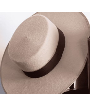 Sombrero cañero premium 250 gr | Pelo de conejo | Manila