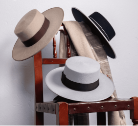 Sombrero cañero premium 250 gr | Pelo de conejo | Manila