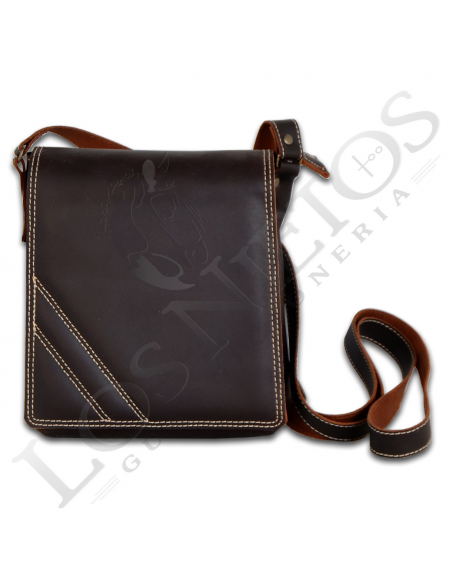 Bolsito Bandolera Cuero | Hombre