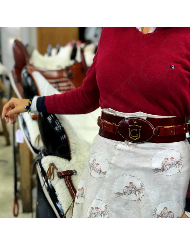 Cinturón 'Candelaria' Hebilla Personalizada | Hecho a Mano